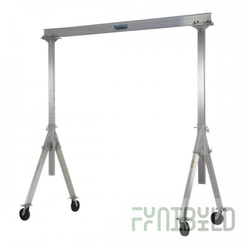 Vestil 12' x 12' Aluminum Gantry Crane with Adjustable Height AHA-2-12-12 - 2,000 lb. Capacity