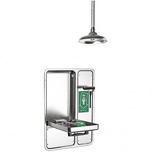 Haws Axion MSR Barrier-Free Recessed Shower and Eye / Face Wash Station 8356WCC