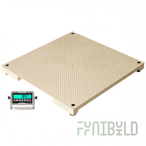Cardinal Detecto Floor Hugger FH-555F-185 5000lb. Industrial Floor Scale with 204 Indicator, Legal for Trade- 60