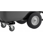 Lavex 0.5 Cubic Yard Gray Heavy-Duty Tilt Truck / Trash Cart (850 lb. Capacity)