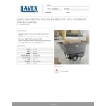 Lavex 0.5 Cubic Yard Gray Heavy-Duty Tilt Truck / Trash Cart (850 lb. Capacity)