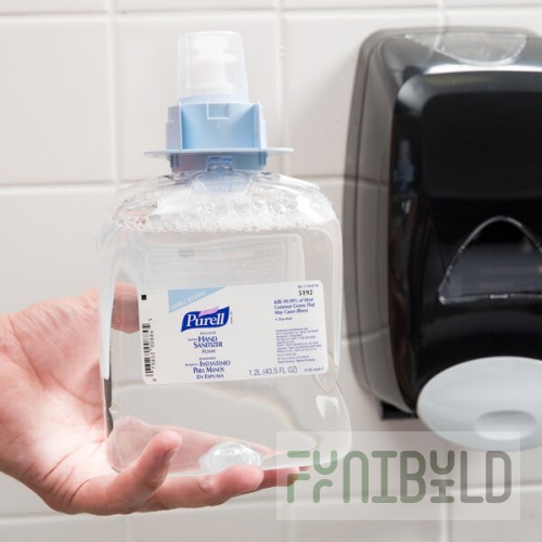 PURELL® 5192-04 FMX Advanced 1200 mL Foaming Instant Hand Sanitizer - 4/Case