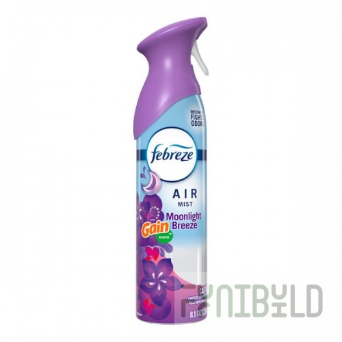 Febreze Air 99319 Gain Moonlight Breeze Scented Air Freshener 8.1 oz. - 6/Case