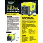 AlorAir Storm LGR 850X Yellow Smart Wi-Fi Enabled Commercial Dehumidifier with Pump - 115V