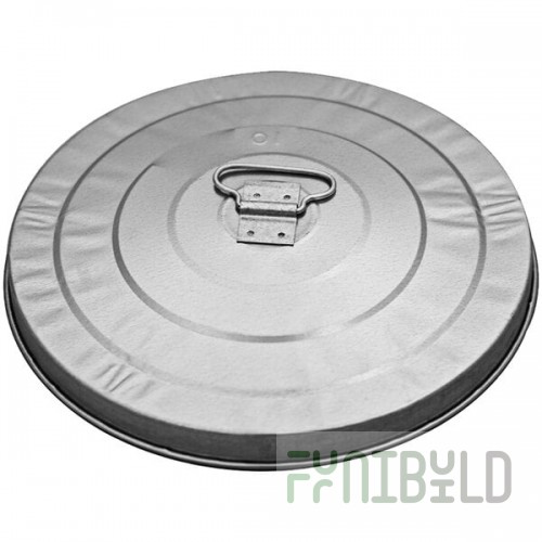 Witt Industries 10GPL Galvanized Steel Lid for 10 Gallon Outdoor Commercial Trash Can