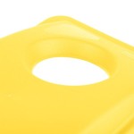 Rubbermaid® FG269288YEL Slim Jim Yellow Rectangular Recycling Container Bottle / Can Lid