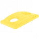 Rubbermaid® FG269288YEL Slim Jim Yellow Rectangular Recycling Container Bottle / Can Lid