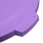 Carlisle 84104589 Bronco 44 Gallon Purple Flat Round Trash Can Lid Carlisle 84104589 Bronco 44 Gallon Purple Flat Round Trash Can Lid