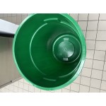 Lavex 20 Gallon White Round Commercial Trash Can with Lid and Dolly Lavex 20 Gallon White Round Commercial Trash Can with Lid and Dolly