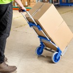 Lavex 200 lb. Aluminum Folding Hand Truck with 7