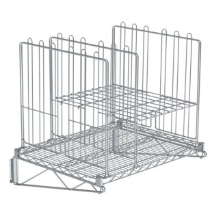 Metro CR2430OHC Overhead Wall-Mount Wire Cup Storage Shelf - 30 3/4