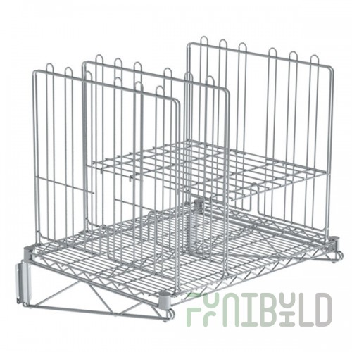 Metro CR2430OHC Overhead Wall-Mount Wire Cup Storage Shelf - 30 3/4