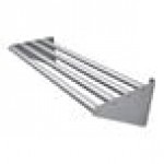 Advance Tabco DT-6R-72 Stainless Steel Tubular Wall Mounted Drainage Shelf - 15 Advance Tabco DT-6R-72 Stainless Steel Tubular Wall Mounted Drainage Shelf - 15