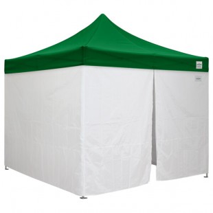 Caravan Canopy 21003305040 Displayshade 10' x 10' Green Light-Duty Commercial Grade Instant Canopy Deluxe Kit with Side Walls Caravan Canopy 21003305040 Displayshade 10' x 10' Green Light-Duty Commercial Grade Instant Canopy Deluxe Kit with Side Walls