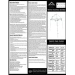 Caravan Canopy 21207800020 V-Series 2 12' x 12' Blue Slant Leg Instant Canopy Caravan Canopy 21207800020 V-Series 2 12' x 12' Blue Slant Leg Instant Canopy