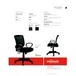 Eurotech Seating MT3000-BLACK Maze Black Fabric / Mesh Swivel Office Chair Eurotech Seating MT3000-BLACK Maze Black Fabric / Mesh Swivel Office Chair