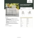 Lancaster Table & Seating Sol Cool Oyster Gray Resin Arm Chair Lancaster Table & Seating Sol Cool Oyster Gray Resin Arm Chair