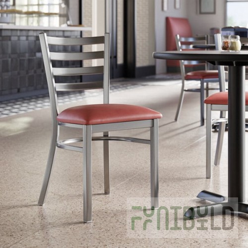 Lancaster Table & Seating Clear Coat Finish Ladder Back Chair with 2 1/2