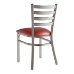 Lancaster Table & Seating Clear Coat Finish Ladder Back Chair with 2 1/2