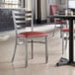 Lancaster Table & Seating Clear Coat Finish Ladder Back Chair with 2 1/2