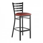 Lancaster Table & Seating Clear Coat Finish Ladder Back Chair with 2 1/2