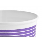 Choice 16 oz. Purple Paper Frozen Yogurt / Food Cup - 50/Pack