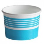 Choice 16 oz. Purple Paper Frozen Yogurt / Food Cup - 50/Pack