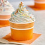 Choice 12 oz. Orange Paper Frozen Yogurt / Food Cup - 1,000/Case