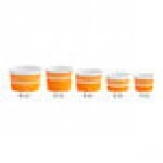 Choice 12 oz. Orange Paper Frozen Yogurt / Food Cup - 1,000/Case