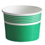 Choice 12 oz. Orange Paper Frozen Yogurt / Food Cup - 1,000/Case