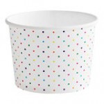 Choice 12 oz. Orange Paper Frozen Yogurt / Food Cup - 1,000/Case