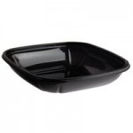 Fineline 15064L-CL Super Bowl Plus 64 oz. Clear Square PET Plastic Bowl - 150/Case Fineline 15064L-CL Super Bowl Plus 64 oz. Clear Square PET Plastic Bowl - 150/Case