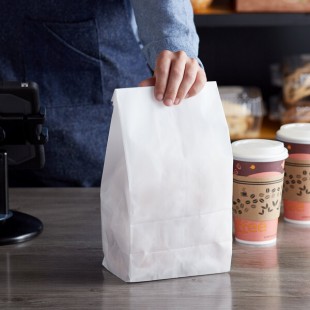 Bagcraft Packaging 300298 8 lb. Dubl-Wax® White Bag - 1,000/Case