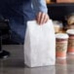 Bagcraft Packaging 300298 8 lb. Dubl-Wax® White Bag - 1,000/Case