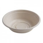 Fineline 42RBFL Conserveware PETE Flat Lid for 24/32/40 oz. Round Bowls - 300/Case