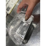 Choice 2 lb. Oblong Foil Take-Out Container with Dome Lid - 250/Case
