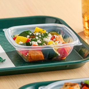 Dart C8SB PresentaBowls Pro 8 oz. Clear Polypropylene Square Bowl - 504/Case Dart C8SB PresentaBowls Pro 8 oz. Clear Polypropylene Square Bowl - 504/Case