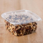 Dart ClearPac SafeSeal 64 oz. Tamper-Resistant, Tamper-Evident Hinged Container with Flat Lid - 200/Case Dart ClearPac SafeSeal 64 oz. Tamper-Resistant, Tamper-Evident Hinged Container with Flat Lid - 200/Case