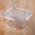 Dart ClearPac SafeSeal 64 oz. Tamper-Resistant, Tamper-Evident Hinged Container with Flat Lid - 200/Case Dart ClearPac SafeSeal 64 oz. Tamper-Resistant, Tamper-Evident Hinged Container with Flat Lid - 200/Case