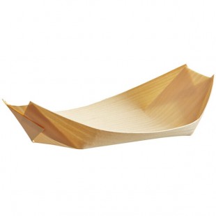 TableCraft Disposable Wood Boat 6 1/2