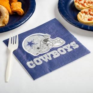 Creative Converting Dallas Cowboys 2-Ply Luncheon Napkin - 192/Case