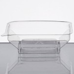 Fineline Wavetrends 1102-L Clear PET Dome Lid for 2 oz. Square Shot Glass - 1,000/Case