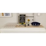 Visions Dynasty 12 oz. Clear Plastic Stemless Wine Glass with Gold Rim - 64/Case