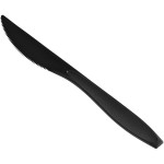 Solo Impress Heavy Weight Black Plastic Knife - 1,000/Case Solo Impress Heavy Weight Black Plastic Knife - 1,000/Case