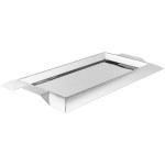 Vollrath 82094 Rectangular Stainless Steel Serving Tray with Handles - 18 Vollrath 82094 Rectangular Stainless Steel Serving Tray with Handles - 18