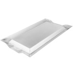 Vollrath 82094 Rectangular Stainless Steel Serving Tray with Handles - 18 Vollrath 82094 Rectangular Stainless Steel Serving Tray with Handles - 18