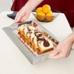 Vollrath 82094 Rectangular Stainless Steel Serving Tray with Handles - 18 Vollrath 82094 Rectangular Stainless Steel Serving Tray with Handles - 18