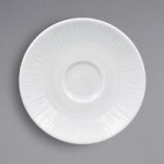 RAK Porcelain Soul Bright White Embossed Porcelain Salt Shaker - 6/Case