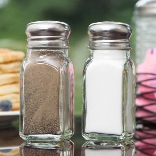 TableCraft 154S&P-2 3 oz. Square Salt and Pepper Shaker - 24/Case