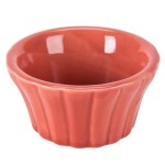 CAC RMK-F6R Festiware 6 oz. Red China Floral Ramekin - 36/Case CAC RMK-F6R Festiware 6 oz. Red China Floral Ramekin - 36/Case